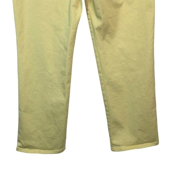 Gloria Vanderbilt Yellow Denim Slimming Jeans Size 16 Petite Stretch Amanda - Picture 8 of 11